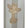 2074 1 drevena dekoracia na stenu zirafka