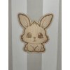 2080 1 drevena dekoracia na stenu zajacik
