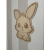 2080 drevena dekoracia na stenu zajacik