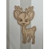 2086 1 drevena dekoracia na stenu srncek