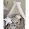 Hniezdo pre bábätko - Béžová a biela (Veľkosť hniezda Veľkosť M ( 100cm ))