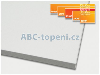 Fenix ECOSUN 270K+ bílá, infračervený topný panel, 32 x 100 cm; 270W