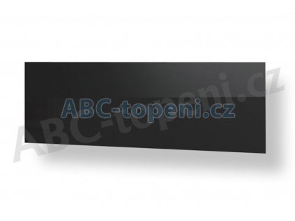8105 fenix ecosun 500 gs black skleneny infrapanel do koupelny bily 500w