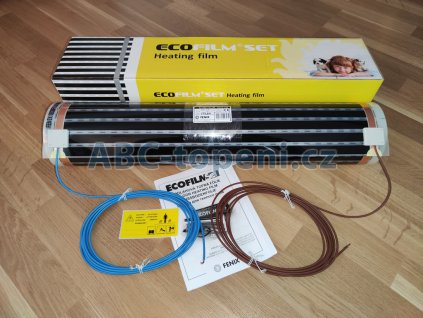 Topná fólie Eset ES 80-1,0x 2m / 156W šířka šířka 1m délka 2m výkon 80W/m2