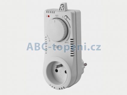TS01 Zásuvkový termostat pro sálavé panely s automatickým útlumem teploty