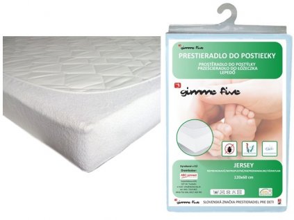 Prestieradlo gf jersey neprem.120x60 modrá