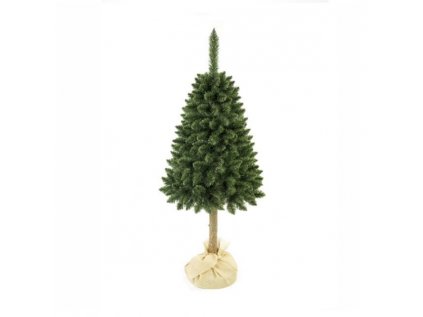 Luxusný vianočný stromček na pni zelený 180 cm