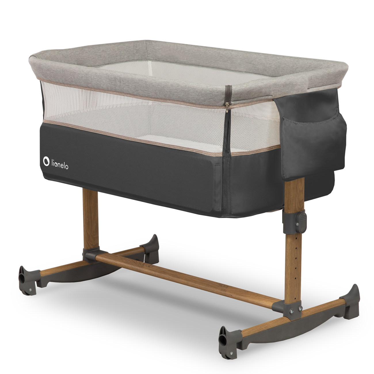 Cestovná postieľka LEONIE GREY STONE