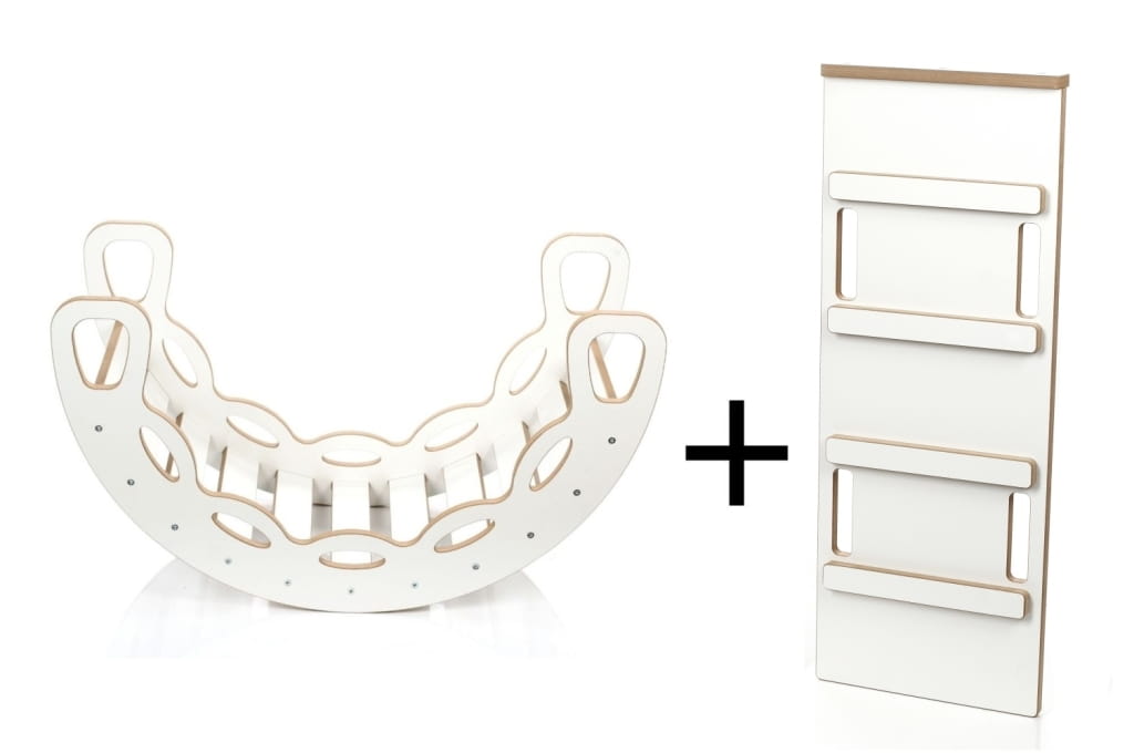 Hojdačka+ stena/šmýkľavka  montessori 14