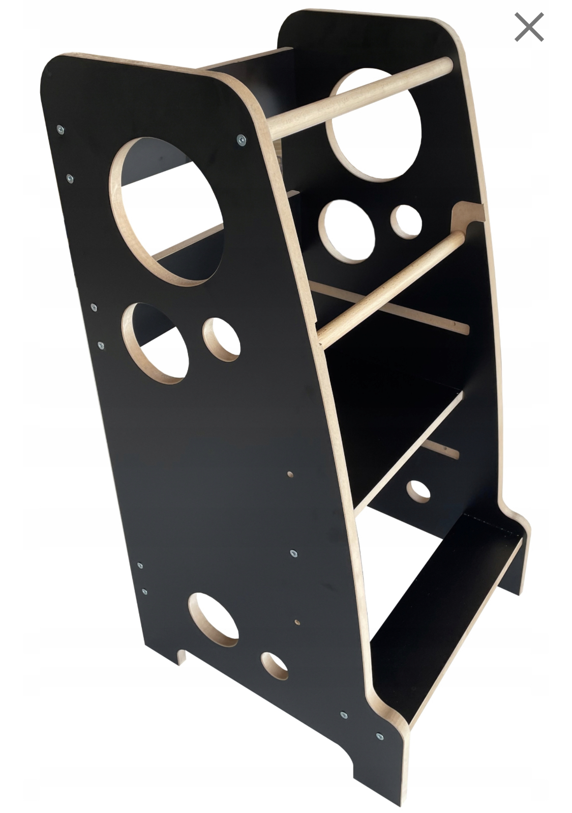 Učiaca veža montessori CK čierna