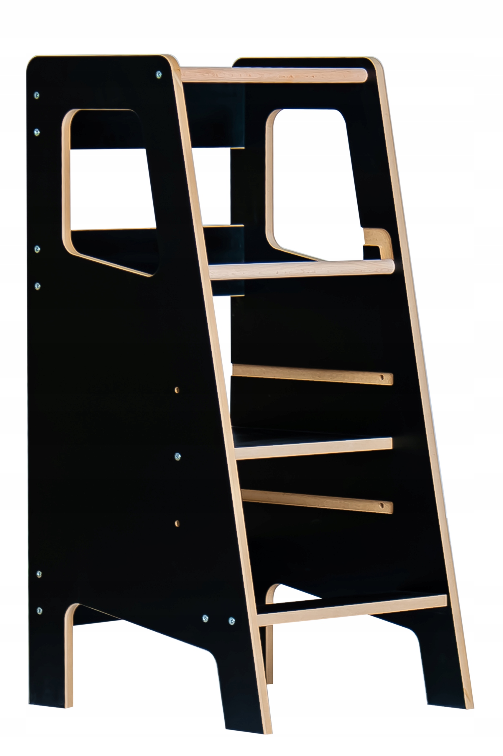 Učiaca veža montessori CR čierna