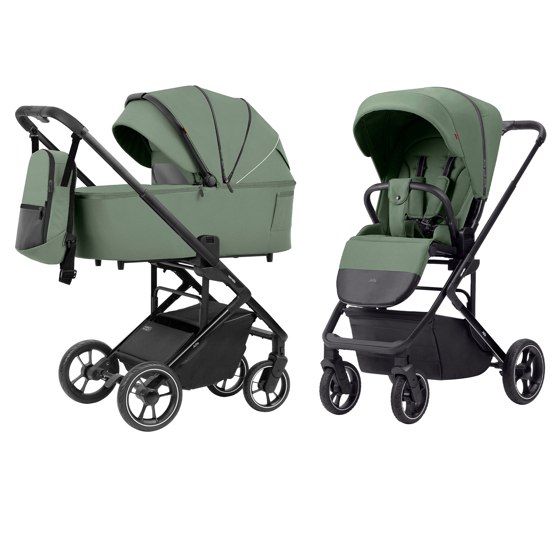 Kočík Alfa 2v1 sea green