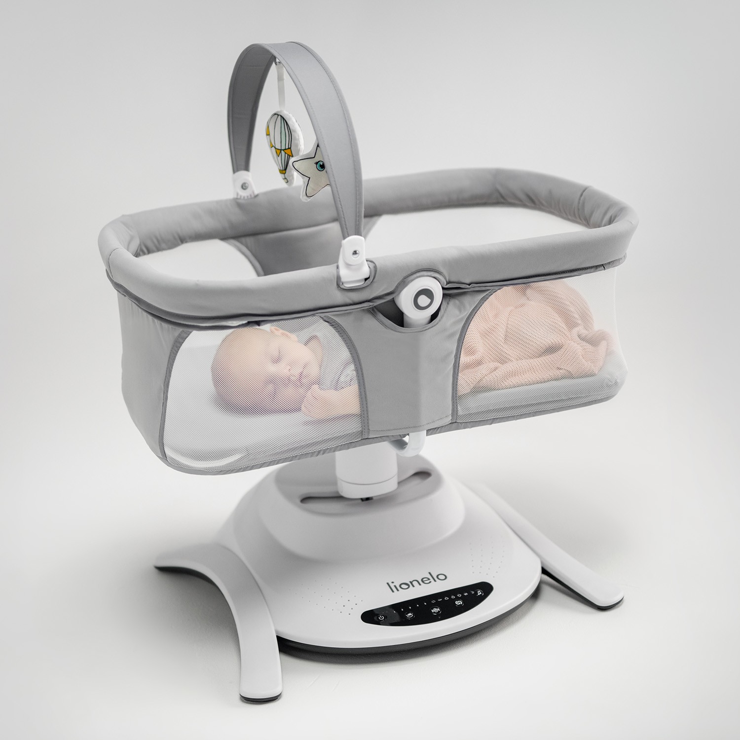 Lehátko elektrické 2v1 bella set grey concrete