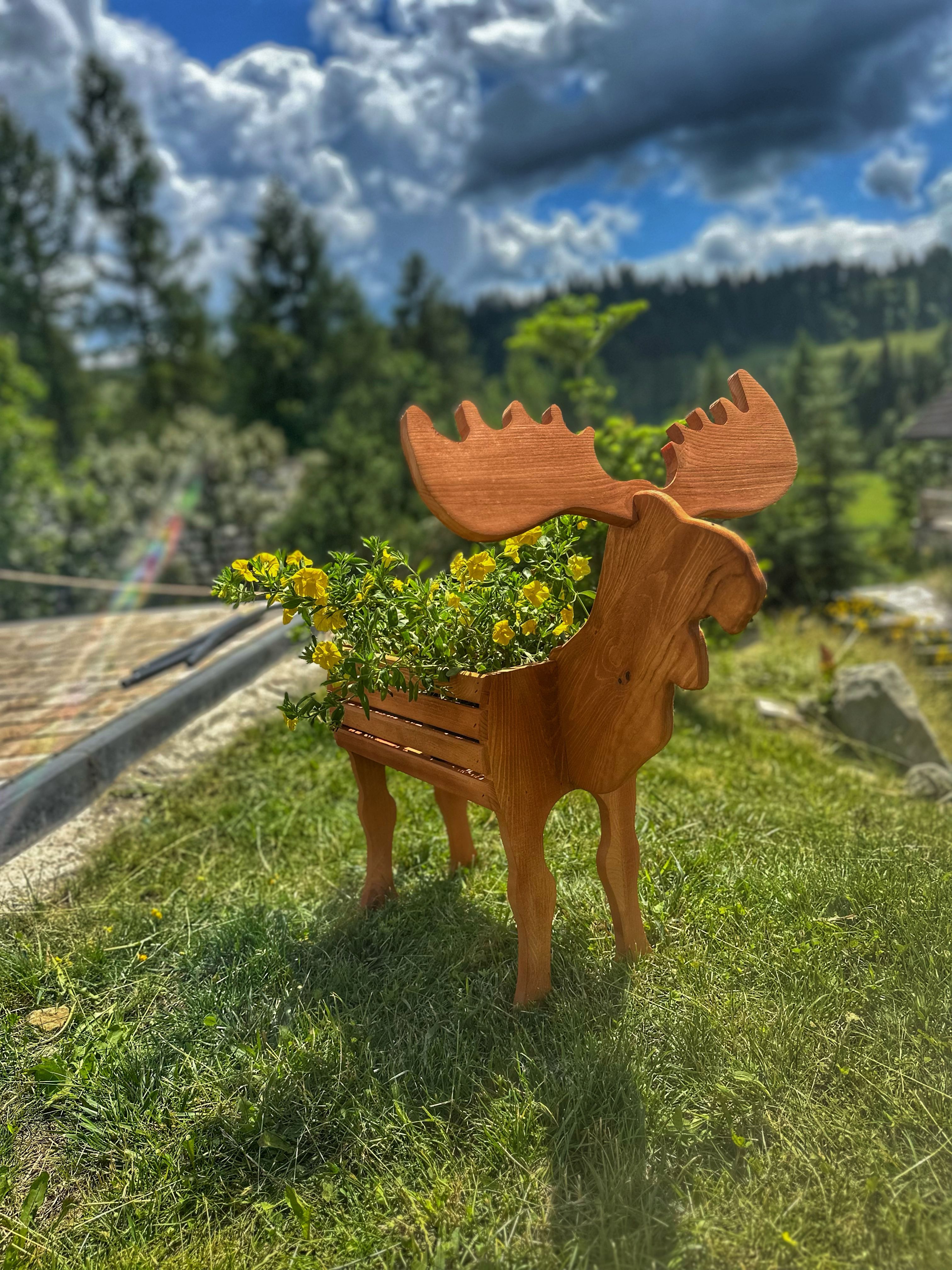 Drevený záhon/ kvetináč / stojan na kvety sob teak