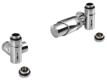 Bruckner WICHER ECK COMBI připojovací sada termostatická rohová, chrom