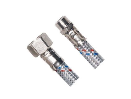 Aqualine Flexibilní nerezová hadice FxM 3/8"x3/8", 30cm