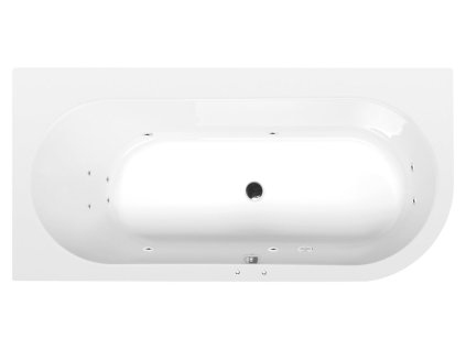 436764 polysan astra l hydromasazni vana 165x80x48cm active hydro chrom