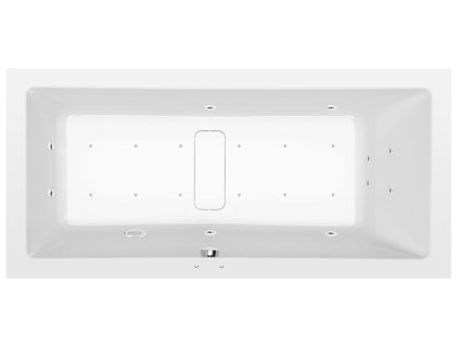 440652 polysan marlene hydromasazni vana 200x90x48cm active hydro air chrom