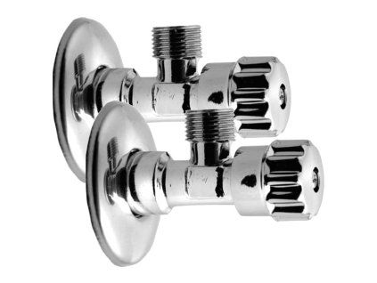 Aqualine MULTITURN rohový ventil 1/2"x3/8", pár, chrom | 5316