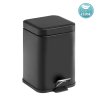 Gedy ARGENTA odpadkový koš 3l, Soft Close, černá mat