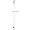Sapho Sprchová tyč, posuvný držák, hranatá, 680mm, ABS/chrom