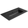 GSI PURA keramické umyvadlo Slim 82x46cm, černá mat