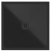 GSI Keramická sprchová vanička, čtverec 80x80x2cm, černá mat
