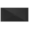 GSI Keramická sprchová vanička, obdélník 200x100x2cm, černá mat