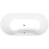 435456 polysan io ovalna vana 180x85x49cm bila