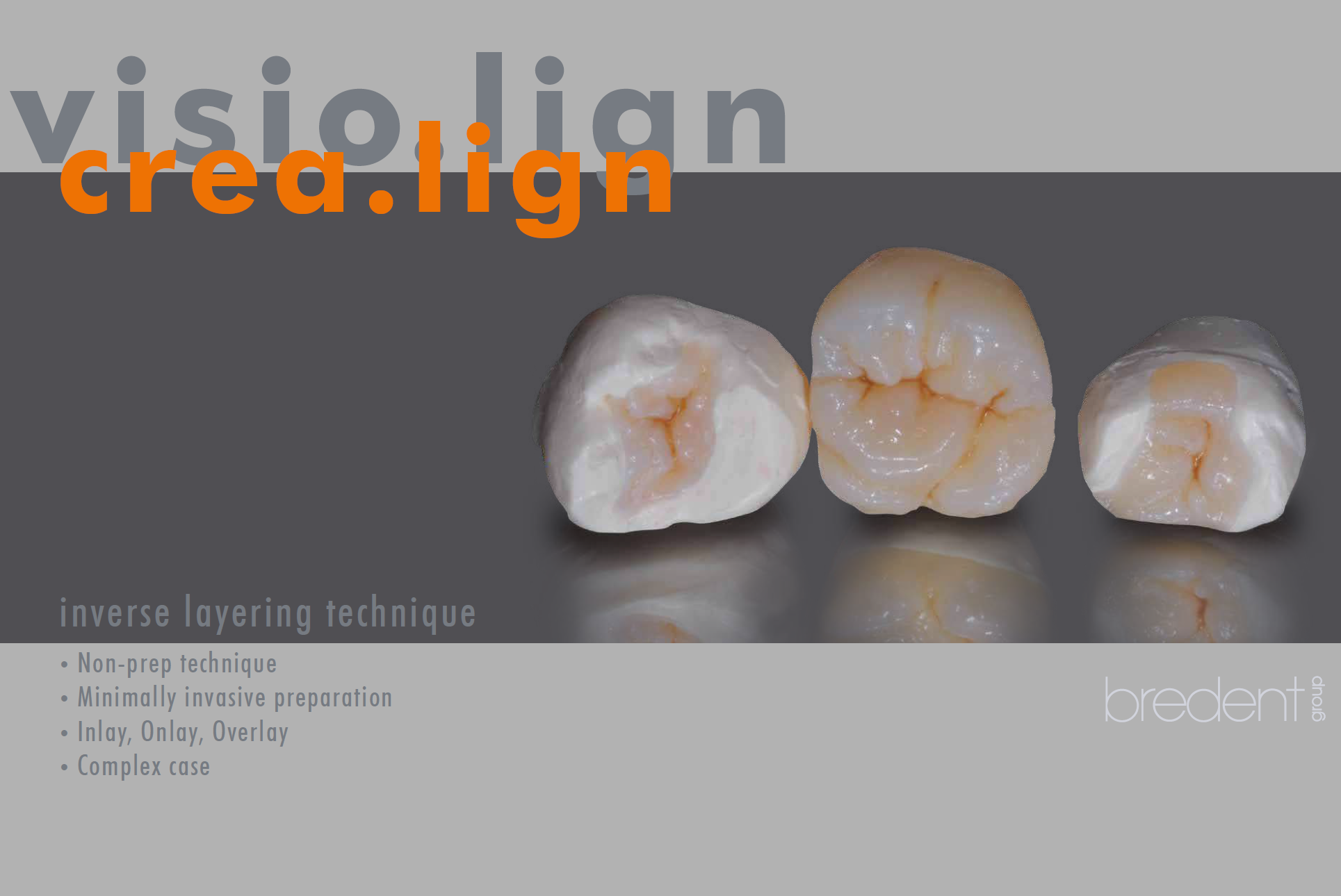 crea.lign Inverse layering technique