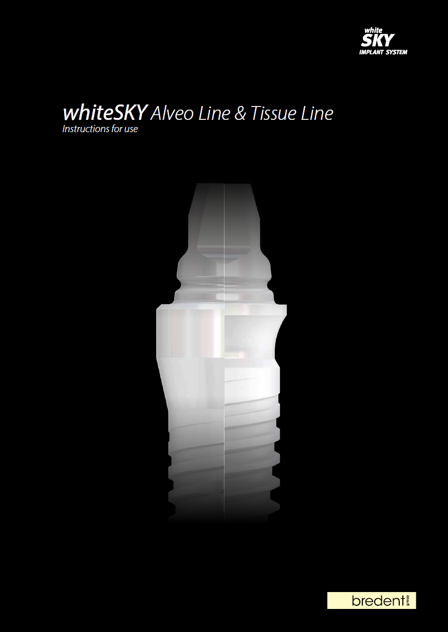 whiteSKY Alveo & Tissue Line Instructions for use