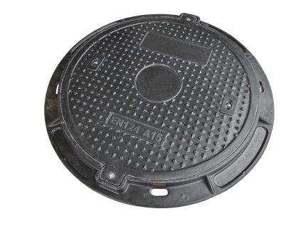 Kompositdeckel MB begehbar rund, Durchmesser 60cm, Belastung A15 kN (1,5t)