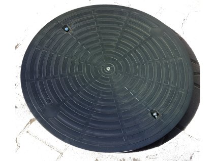Kunststoffdeckel PP 660 begehbar, Belastbarkeit 600kg, für Schacht mit Durchmesser 600mm