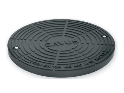 Gussdeckel A15 für Kunststoffschacht DN315, Belastbarkeit 1,5t, ohne Rahmen