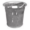 Schlammeimer K, Stahl, feuerverzinkter Fänger, L. 25 cm, Dm. 26 cm