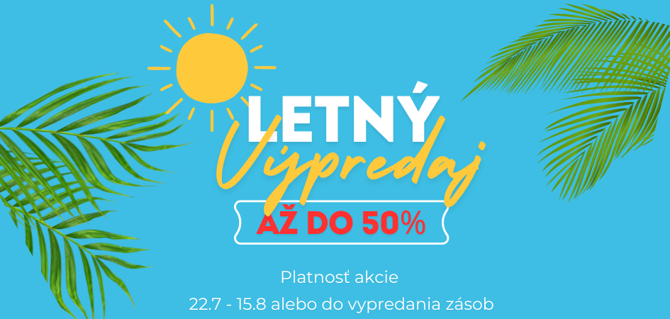 VEĽKÝ LETNÝ VÝPREDAJ
