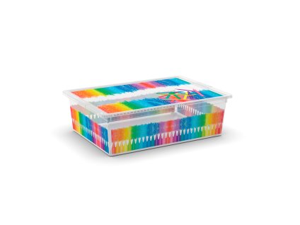 Úložný box L Colours Arty na kolieskach, 55 x 38,5 x h 16,5 cm