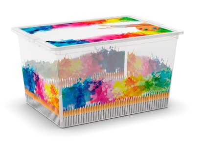 Úložný box XL Colours Arty na kolieskach, 55 x 38,5 x h 30,5 cm
