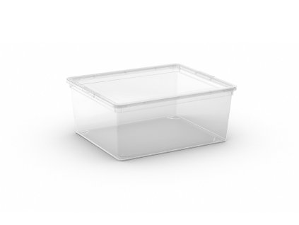 Úložný box C-box M priehľadný 40x34x17 cm, 18 l