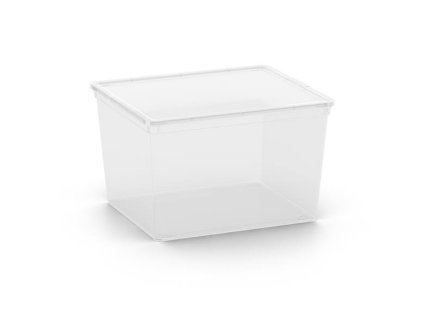 Úložný box C-box CUBE priehľadný 40x34x25 cm, 27 l