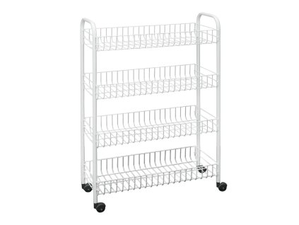 košík na kolieskach Snello 4 košíky,23x56x84 cm