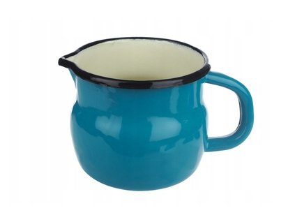 Hrnček smalt s výlevkou 12 cm 1,2 l