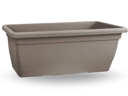 Terasový kvetináč Anthea 100x45xh40cm 100l, sivohnedá