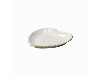 Porcelánový tanier srdce PERLA