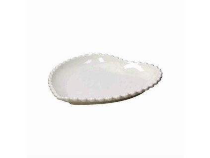Porcelánový tanier srdce PERLA