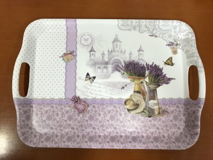 Melamínový podnos 42,3x29 cm, mix vzorov