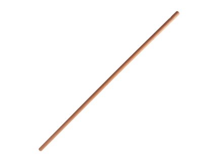 Nelakovaná drevená rúčka bez závitu 120 cm