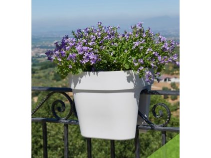 Dvojitý závesný balkónový kvetináč 30 cm