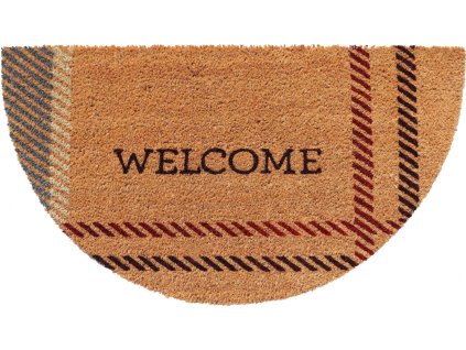 Rohož KERA ACRYLIC kokos/vinyl,40x75x1,4cm polmesiac,mix