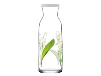 Sklenená fľaša 1,2 L s vrchnákom Secret Garden Pure